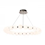 Подвесной светильник светодиодный AM Group PEARL PEARL-D800 CH (220V, на тросе, шар, бусы)