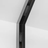 Угловой коннектор внутренний S35 накладной черный (магнитный) Maytoni Technical TRA004ICL-21B (48V)