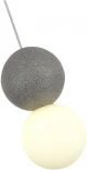 Подвесной светильник ST Luce Estruzzo SL1512.513.01 Серый/Белый G9 1*5W 4000K (220V, на проводе, шарики)