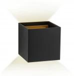 Настенный светильник светодиодный AM Group AM11 AM112-2X5W-BK+GD (220V)