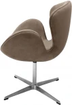 Кресло SWAN CHAIR латте, искусственная замша Bradex Home FR 0656
