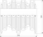 Настенный светильник Bogate's Sparkle 418/1 (LED, 220V)