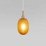 Подвесной светильник Eurosvet Pineapple 50266/1 янтарный (220V, на проводе)