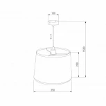 Подвесной светильник Eurosvet Snowy 70076/3 белый