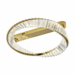 Потолочный светильник круглый Arte Milano Venezia 316223/D600 GD (регулировка яркости, LED, 220V, хрусталь, пульт управления, круглые)