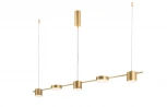 Подвесной светильник Crystal Lux Tristan SP5 L1200 GOLD (LED, 220V, на тросе)