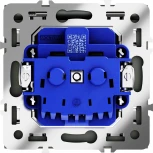 Розетка с заземлением, шторками и крышкой (черный матовый) Voltum S70 VLS040308