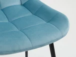 Стул MyFar Феникс бирюзовый велюр MF1024-1