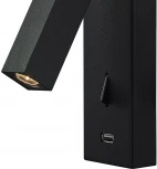 Спот для чтения с usb Loft IT Floadow LOFT2017-BL (LED, 220V, выключатель)