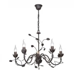 Подвесная люстра Vitaluce V1661-1/5 (220V, на цепи, свеча, листья)