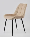 Стул MyFar Феникс бежевый велюр MF1002-1