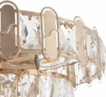 Потолочная люстра каскадная хрустальная Arte Milano Sorrento-8109 378109/7/470 GD (220V)