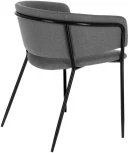 Обеденный стул La Forma (ex Julia Grup) Runnie (Серый/ Сталь,Фанера,Пена,Металл)