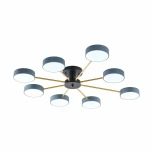 Потолочная люстра на штанге Arte Milano Ferrara 252006/8 Bk/Gr (LED, 220V, круглые)