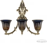 Бра Bohemia Verona 7211B15/3/210 GB P2 U Amber-Blue/H-1K