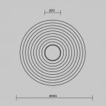 Настенный светильник Freya Felt FR6189WL-L20LG (LED, 220V, круглые)