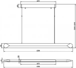 Подвесной светильник Maytoni Motion MOD276PL-L40W3K (LED, 220V, на проводе)