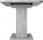 Стол обеденный Toscana (120+40) бетонный камень/белый бриллиант Top Concept 12865