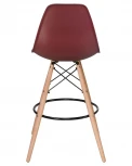 Стул барный DSW BAR (ножки светлый бук, цвет сливовый (R-13))