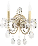 Бра Crystal Lux ODELIS AP2 GOLD (220V, подвески, подсвечник, свеча)
