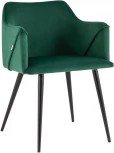 Стул с подлокотниками Stool Group Джоэл велюр зелёный УТ000036691