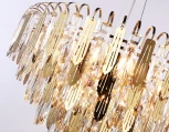 Подвесная люстра каскадная Ambrella TRADITIONAL TR5258 (220V, хрусталь, на тросе)