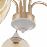 Потолочная люстра на штанге Arte Milano Napoli 327719/5 FG+WH (220V, шар)