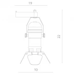 Трековый светильник Arte Lamp Petalo A5319PL-1WH