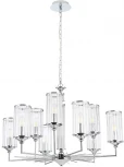 Подвесная люстра Crystal Lux GLORIA SP9 CHROME (220V, на цепи)