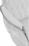 Компьютерное кресло Woodville Isida white / satin chrome 15427