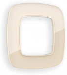 Рамка Ambrella Volt OMEGA Radian (Бежевый Стекло закаленное натуральное) 1-ая OF350301