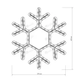 Световая фигура Ardecoled ARD-SNOWFLAKE 025315 (220V, снежинки, IP65)