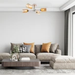 Потолочная люстра на штанге Escada Vertigo 1131/4P White/Gold 4x60Вт E27, металл/стекло, белый/золото