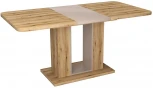 Стол обеденный Toscana (120+40) дуб эвок прибрежный/глиняный серый Top Concept 12867