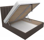 Кровать интерьерная Афродита 180 (Коричневый/Рогожка) Лига Диванов арт.123056