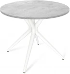 Стол SHT-TU30/90 ЛДСП белый/бетон Чикаго светло-серый Sheffilton SHT-TU30 9936304104