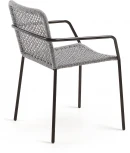 Стул уличный La Forma (ex Julia Grup) Ellen (Серый/ Металл,Веревка)