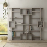 Стеллаж Прямые SOTO BOOKCASE (ЛДСП/Бежевый) LEVE