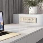 Розетка Ethernet RJ-45 (айвори акрил) Werkel W1181043 (a064064)