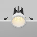Встраиваемый светильник Maytoni Dip DL117-15W-2.7K-W (LED, 220V, круглые)