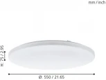 Настенно-потолочный светильник Eglo Frania 98446 (LED, 220V)