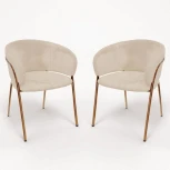 Стул Serene Enchantment Hesby (Металл/Бежевый) арт.HSBI_HTC0255_beige_2