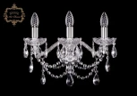 Бра Art Classic 10.25 10.25.3.165.Cr.Sp (220V, хрусталь, подвески, подсвечник, свеча)