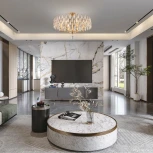 Потолочная люстра хрустальная на штанге Arte Milano Sorrento-2009 372009/8/80/580 GD (220V)