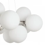 Подвесная люстра MyFar Aerton MR1947-12P (220V, на тросе, шарики, молекулы)