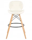 Стул барный BUTTERFLY BAR (ножки светлый бук, цвет кремовый)