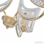 Подвесная люстра Arte Milano Florentia-3387 303387/3 Wh/Gd (220V, на цепи)