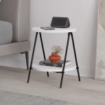 Стол приставной ESSEL SIDE TABLE (Белый) LEVE