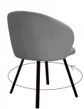 Стул DikLine 258 поворотный, Z28 серый, ножки черные