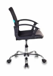 Кресло Бюрократ CH-590SL черный эко.кожа/сетка крестовина металл хром